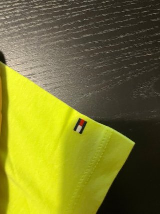 T-shirt Tommy Hilfiger Giallo Lime Nuova