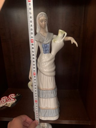Figura Porcelana Miguel Requena Mujer Jarrón