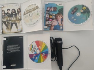 Pack Karaoke Wii: 3 Juegos + Micrófono