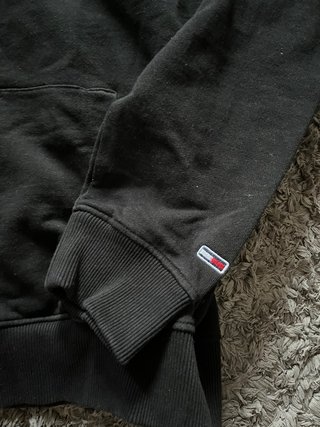 Sudadera Tommy Hilfiger Negra con cremallera