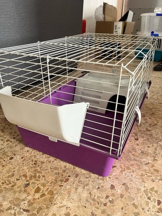 Jaula Conejo/Cobaya 76x47x42 cm con accesorios