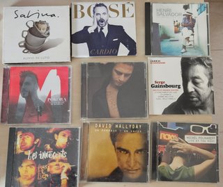 Lote 9 CDs Música Variada: Pop/Rock
