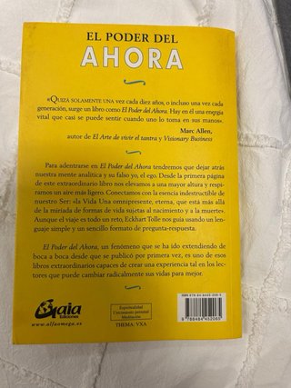 El poder del ahora una guía para la iluminación...