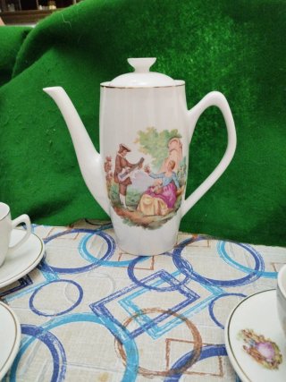 Juego de café Tanagra porcelana