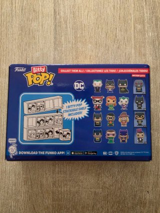 Funko Bitty Pop DC Batman, Riddler, Batgirl + Myst
