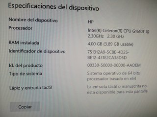 Ordenador completo HP 600B Series.