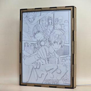 Lámpara LED Bakuman Follow the Manga