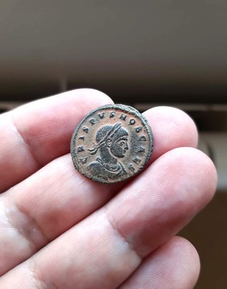 Moneda Romana Crispus AE