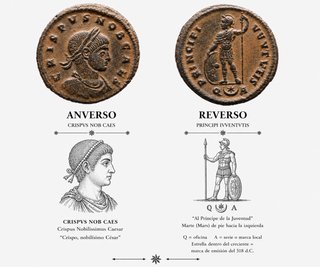 Moneda Romana Crispus AE