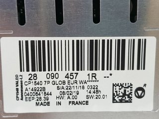 280904571r sistema renault megane berlina 1150572