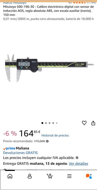 Calibrador Digital Mitutoyo Nuevo  Escucho ofertas