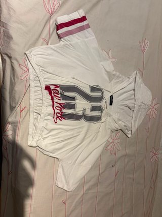 Camiseta corta con capucha New York 23