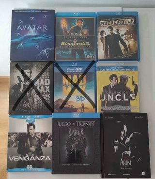 Películas blue-ray
