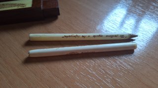Estuche bolígrafo madera vintage