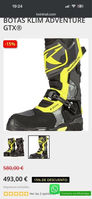Botas Klim Adventure GTX