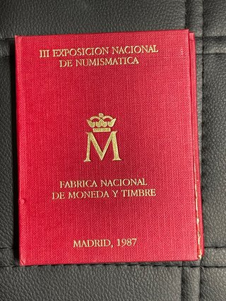 III Exposición Nacional Numismática Madrid 1987
