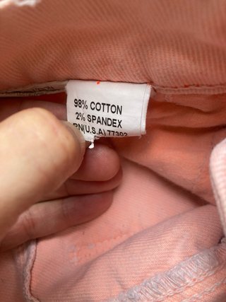 Shorts Zara rosa strappati
