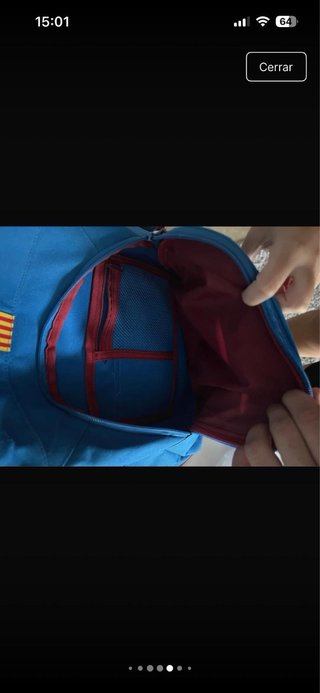 Mochila FC Barcelona Azul y Roja