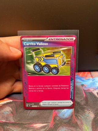 Carta Pokémon Entrenador Carrito Valioso