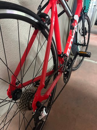 Bicicleta BTWIN Triban Roja