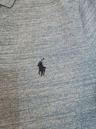 Polo Ralph Lauren Manga Larga Gris XS