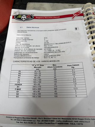 Marcadora por Percusión F3 Valcomaq