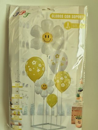 Set Globos Flor Feliz JPJ