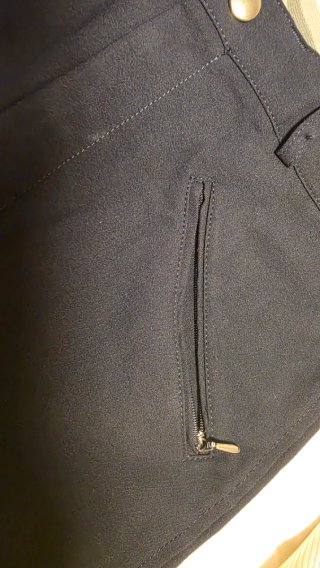 Pantalones de equitación azules y y beige