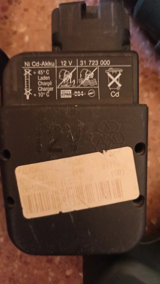 Atornillador Taladro Metabo con 2 baterías