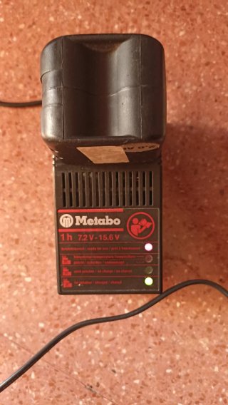 Atornillador Taladro Metabo con 2 baterías