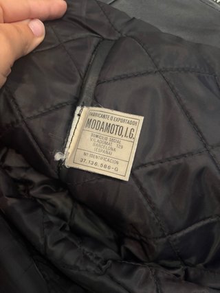 Chaqueta de cuero moto Talla L aprox