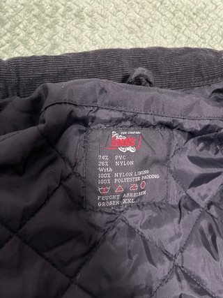 Chaqueta impermeable moto Louis Negra