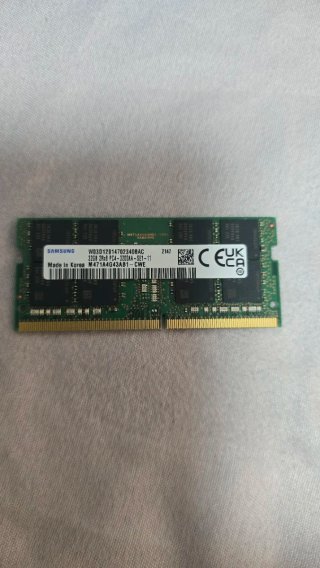 Memoria ram Samsung 32GB DDR4 3200MHz portatil
