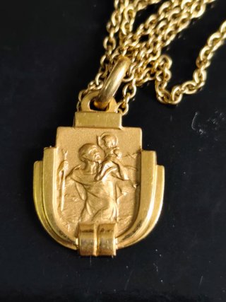 Cadena y Medalla San Cristóbal