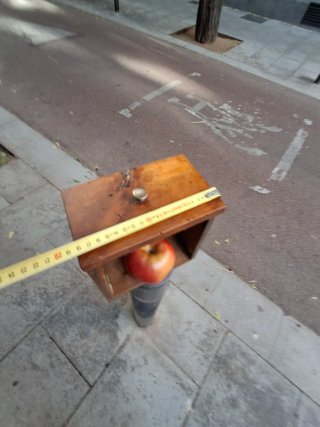 Cajón antiguo madera tirador.  ANTIQUE INDUSTRIAL
