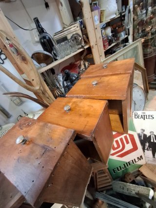 Cajón antiguo madera tirador.  ANTIQUE INDUSTRIAL