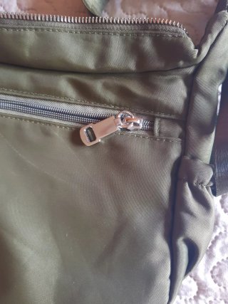 Bolso de hombro verde