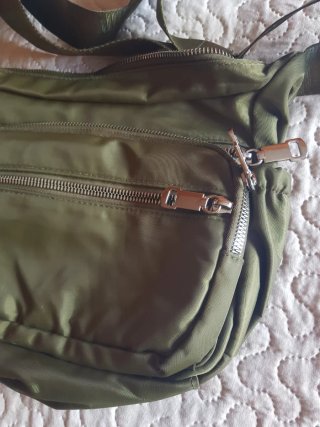 Bolso de hombro verde