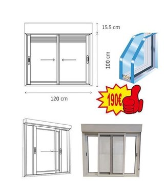 VENTANAS CORREDERAS CON MOSQUITERA