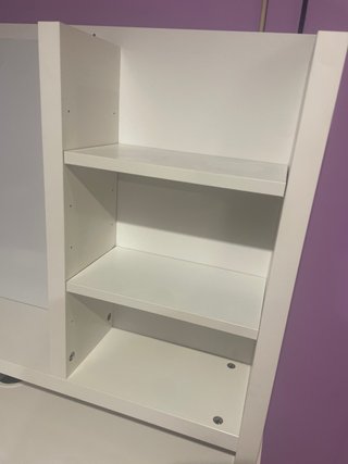 Parte superior de escritorio blanca