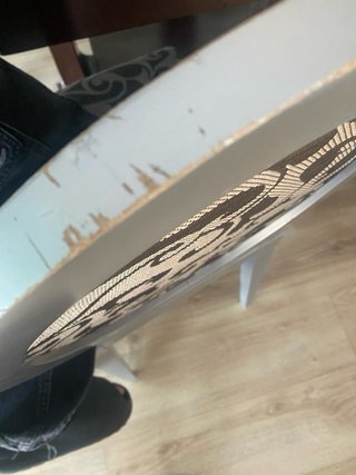 5 Sillas de comedor tapizadas madera