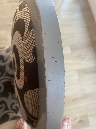 5 Sillas de comedor tapizadas madera