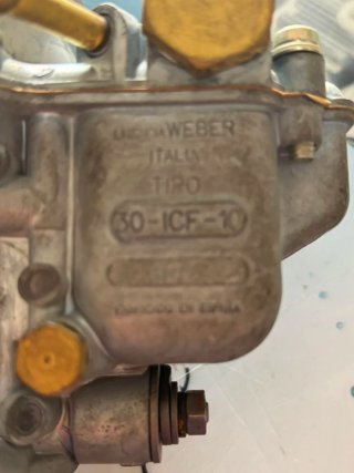 Carburador Weber 30-ICF-10