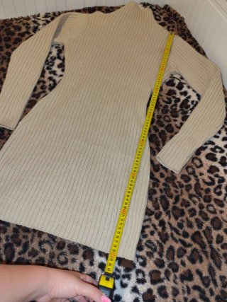 Vestido de punto Shein beige talla S