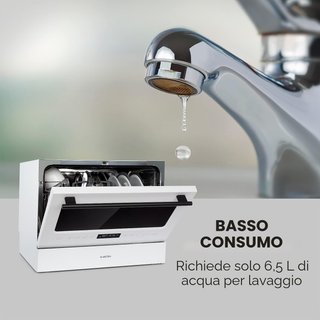 Lavavajillas Klarstein Azuria 6 servicios
