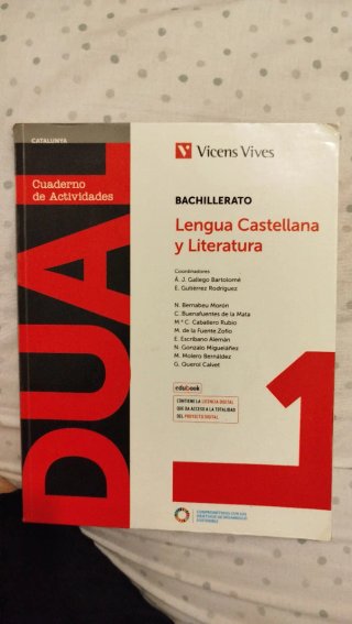 Lengua castellana y literatura 1 Bachillerato.