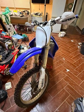 Yamaha YZ 450 Motocross Azul/Blanco