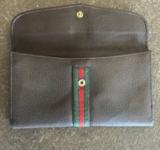 Portafoglio Gucci Pelle Donna Marrone