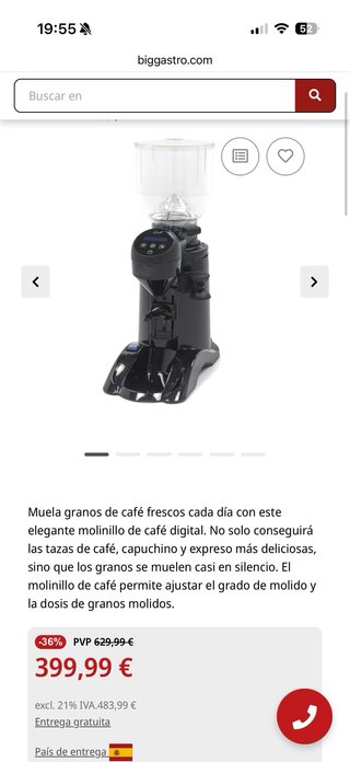Molino Café Digital GGM Gastro Profesional