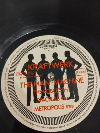 Kraftwerk The Man-Machine LP Vinilo 1978